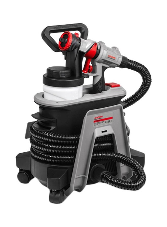 Crown CT31015 Electric Spray Gun Grey/Black/Red Grey/Black/Red  - Image 1