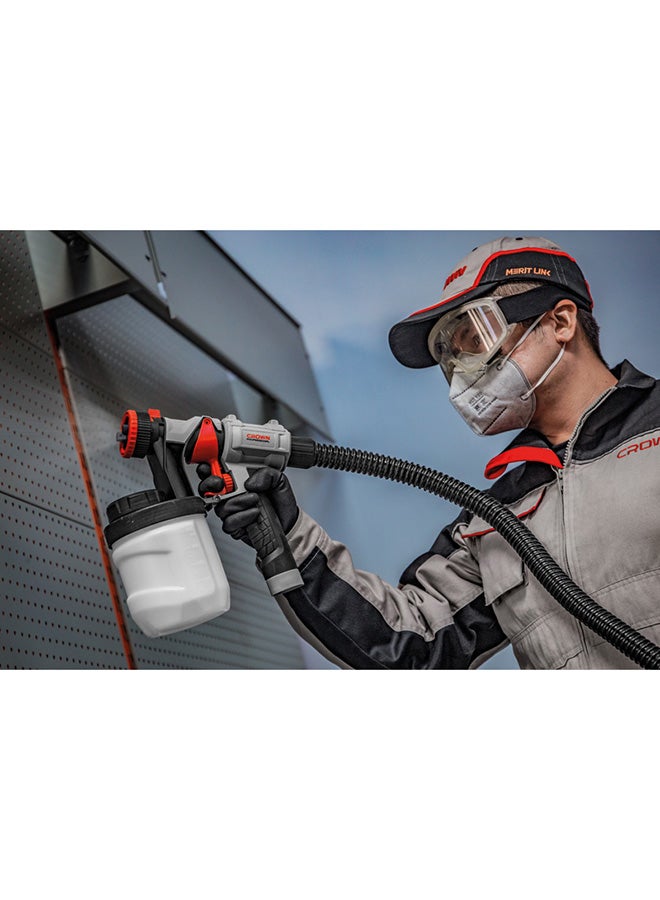 Crown CT31015 Electric Spray Gun Grey/Black/Red Grey/Black/Red  - Image 2