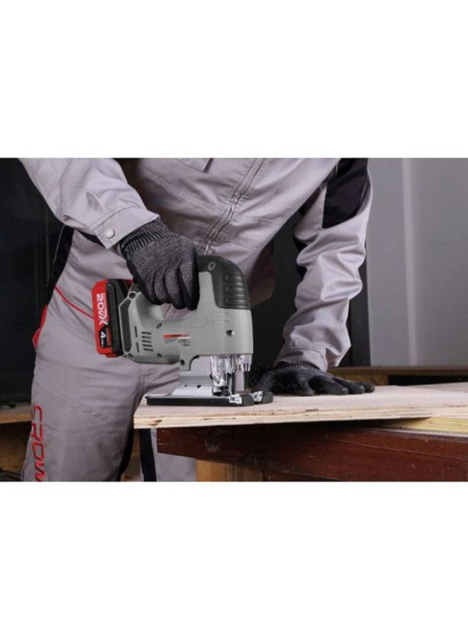 كراون منشار منحنيات لاسلكي وكهربائي رمادي / أسود / أحمر - Image 2