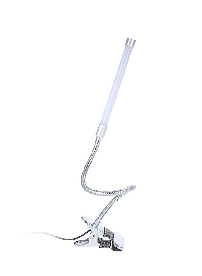 LED Clamp Clip Desk Light White  - Image 1