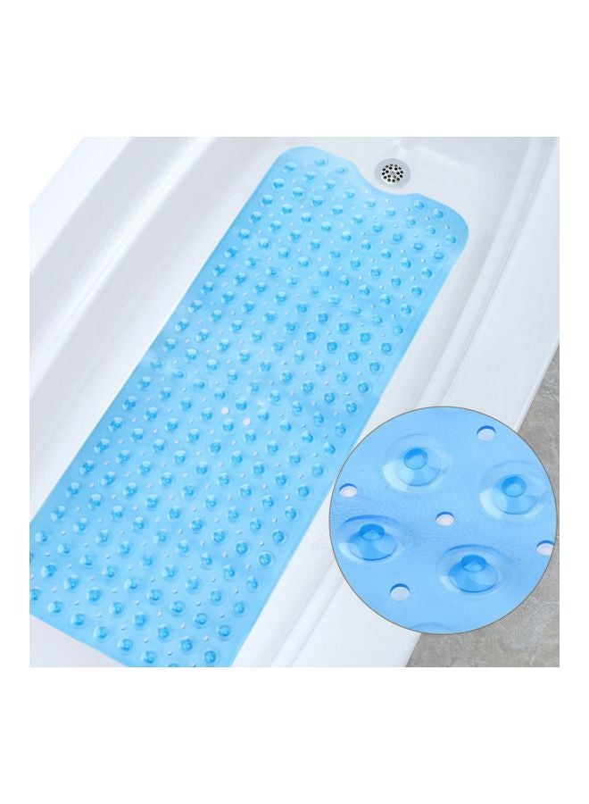 Non-Slip Anti Bacterial Bath Mat Blue 1000x400mm - Image 3