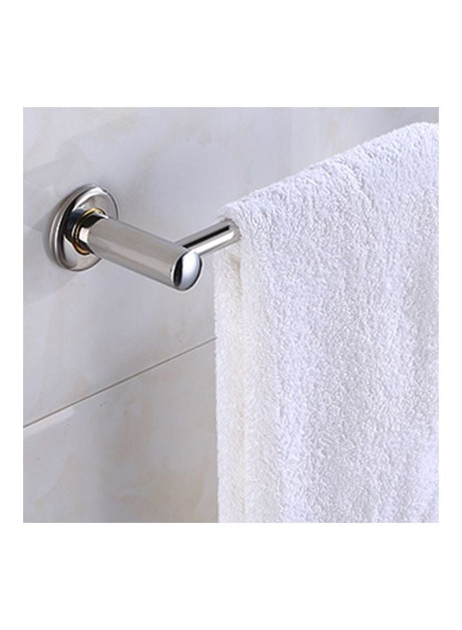 Stainless Steel Anti-Rust Towel Bar Silver 40centimeter  - Image 3