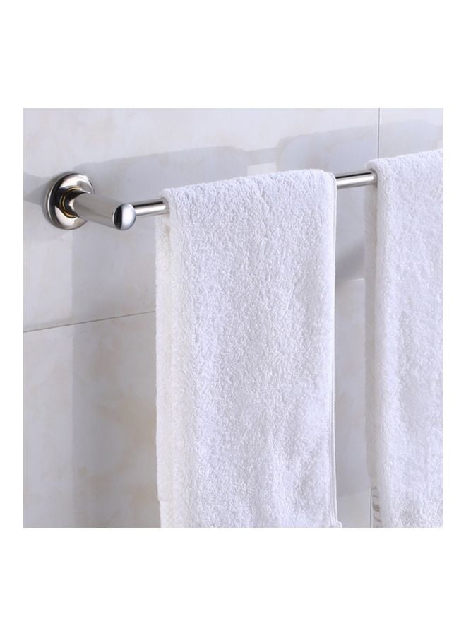Stainless Steel Anti-Rust Towel Bar Silver 40centimeter  - Image 4