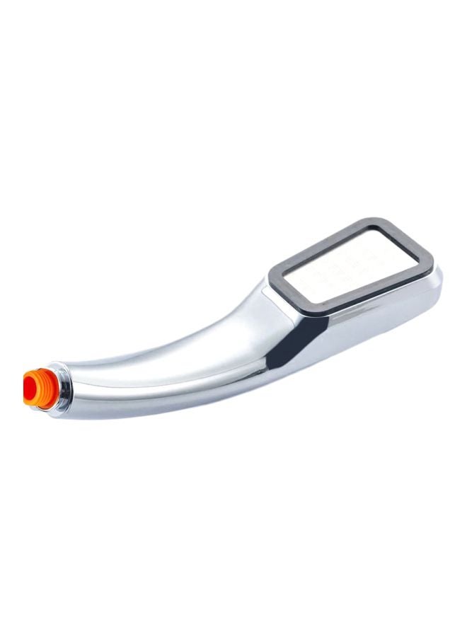 300-Hole Super Pressurized Shower Head Silver/Orange 240x130x60mm - Image 2