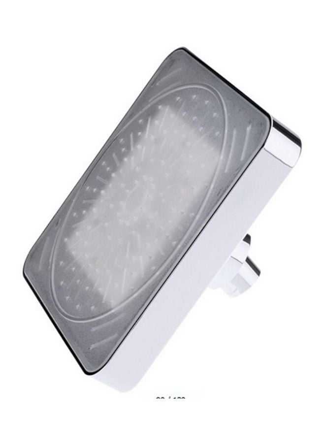 رأس دش بمصباح LED فضي - Image 2