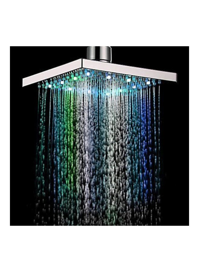 رأس دش بمصباح LED فضي - Image 5