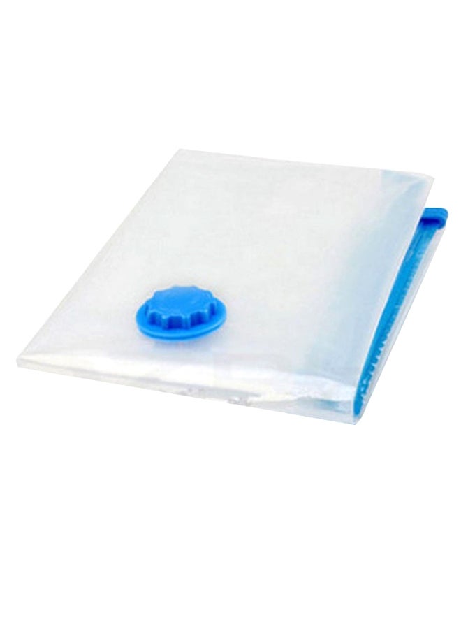 Generic Vacuum Compression  Seal Storage Pouch Clear/Blue 40 x 50cm  - Image 2