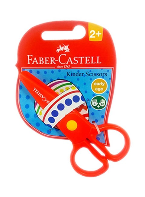 Kinder Scissors Red/Yellow
