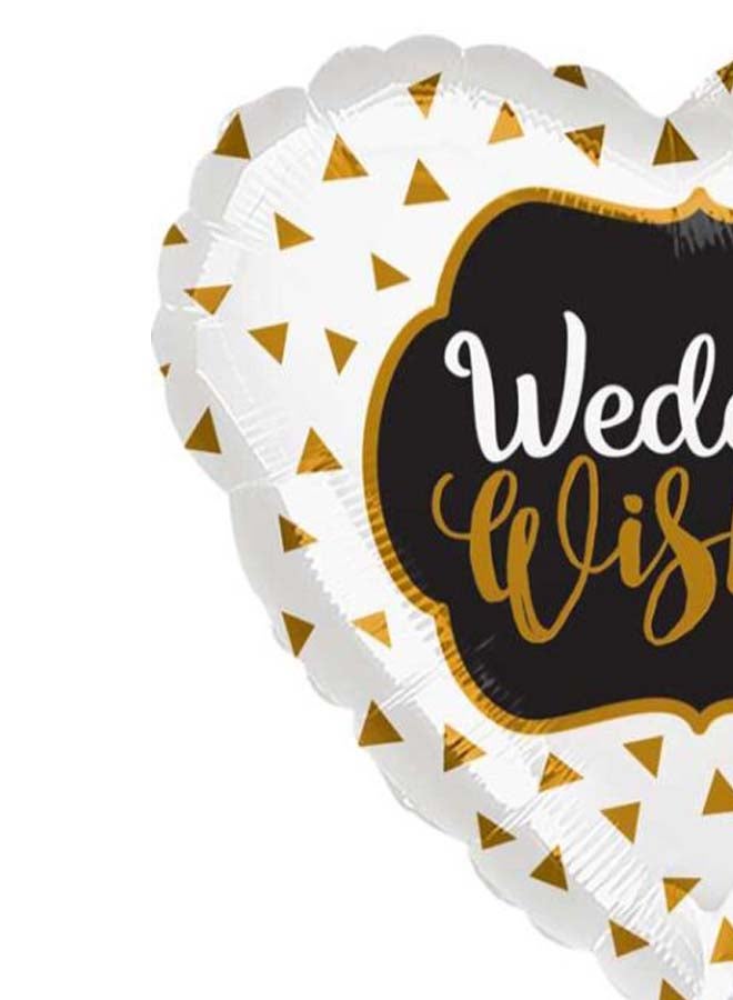 Anagram Wedding Wishes Printed Balloon 18inch  - Image 2