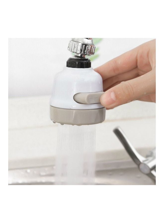 Adjustable Tap Faucet Water Saving Device White/Grey/Black 85x55x24mm  - Image 4