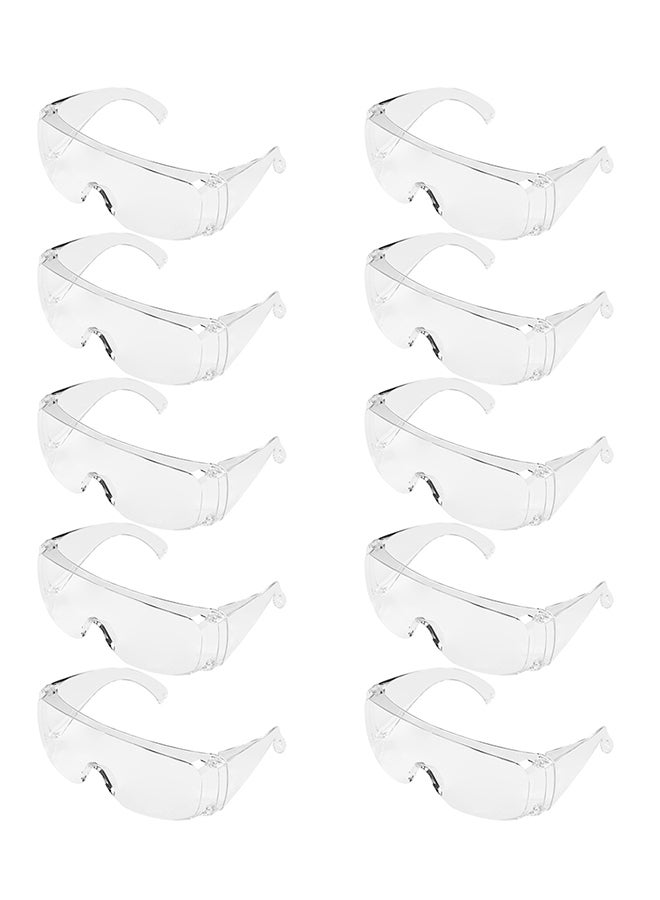 Generic unisex 10-Piece Adjustable Anti-Fog Protective Safety Goggles - Image 1