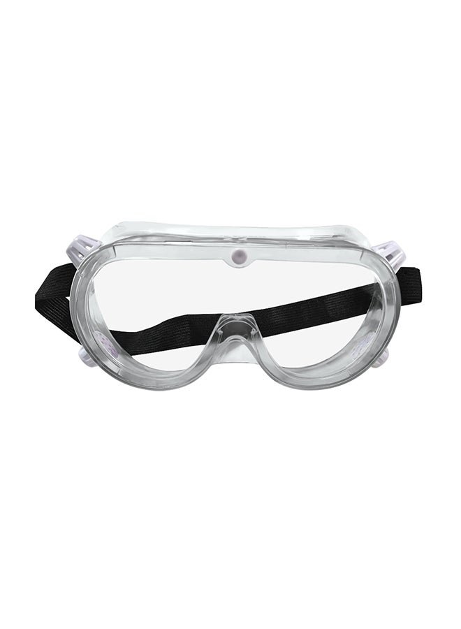 Adjustable Anti-Fog Protective Safety Goggles Clear/Black 18.1 x 8.3 x 6.3cm - Image 1