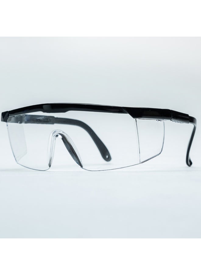 Adjustable Anti Dust Safety Goggles Clear/Black 20 x 10 x 3cm - Image 2