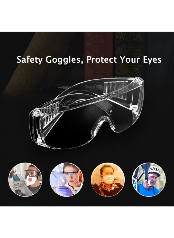 نظارة واقية آمنة قابلة للتعديل ومتعددة الوظائف شفاف 18.3 x 6.5 x 4.6Ø³Ù†ØªÙŠÙ…ØªØ± - Image 3