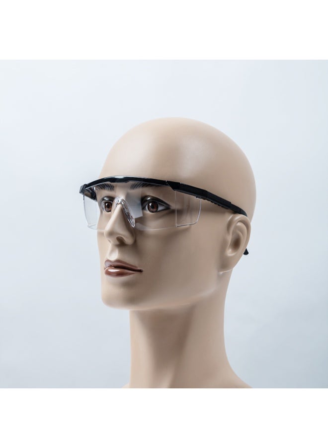 Adjustable Anti Dust Safety Goggles Clear/Black 20 x 10 x 3cm - Image 3