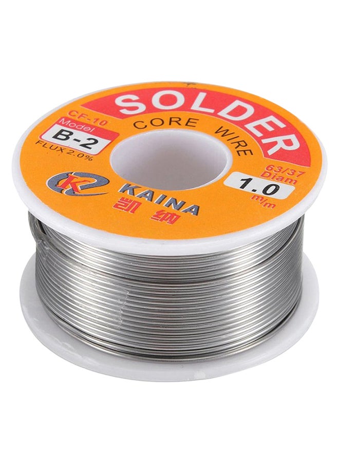 Lead Line Rosin Core Flux Solder Welding Iron Wire Reel Silver - Image 1
