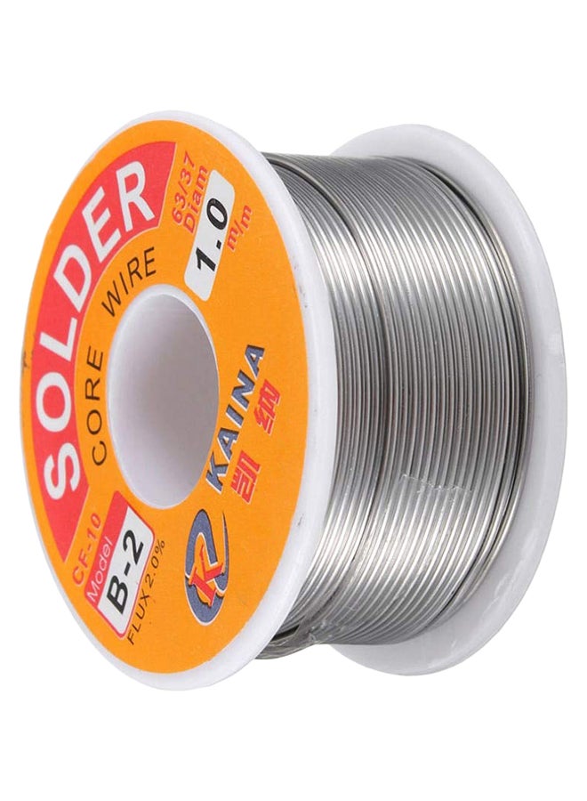 Lead Line Rosin Core Flux Solder Welding Iron Wire Reel Silver - Image 2