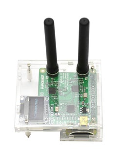 USB Communication Duplex MMDVM Hotspot Module Expansion Board With OLED Screen And Antenna For Raspberry Pi Green/Clear