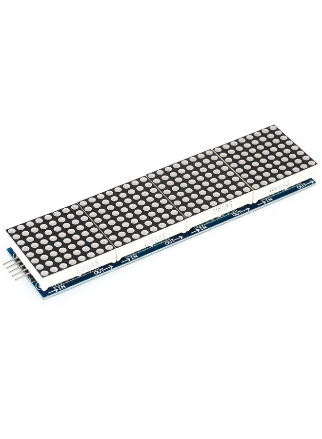 4-In-1 Dot LED Matrix  Display Control SCM Module For Arduino Raspberry Pi Red/Black  - Image 2