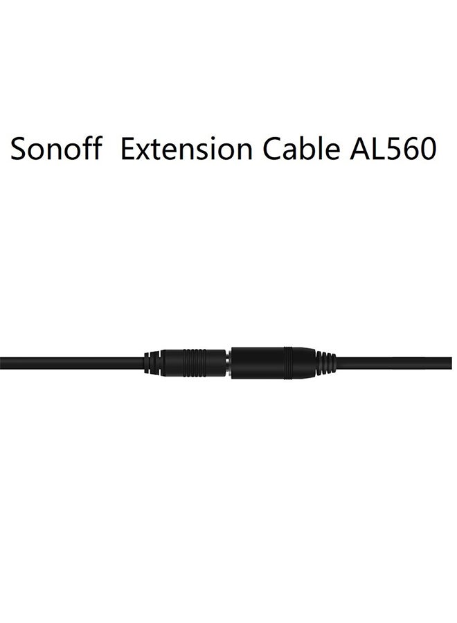 AL560 Extension Cable With DS18B20/Si7021/AM2301 Temperature/Humidity Sensor Cord Black 79.5grams