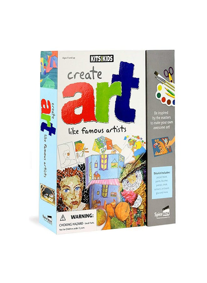 سبايس بوكس طقم فنانة كرييت آرت لايك فيموس مكون من 8 قطع متعدد الألوان - Image 1