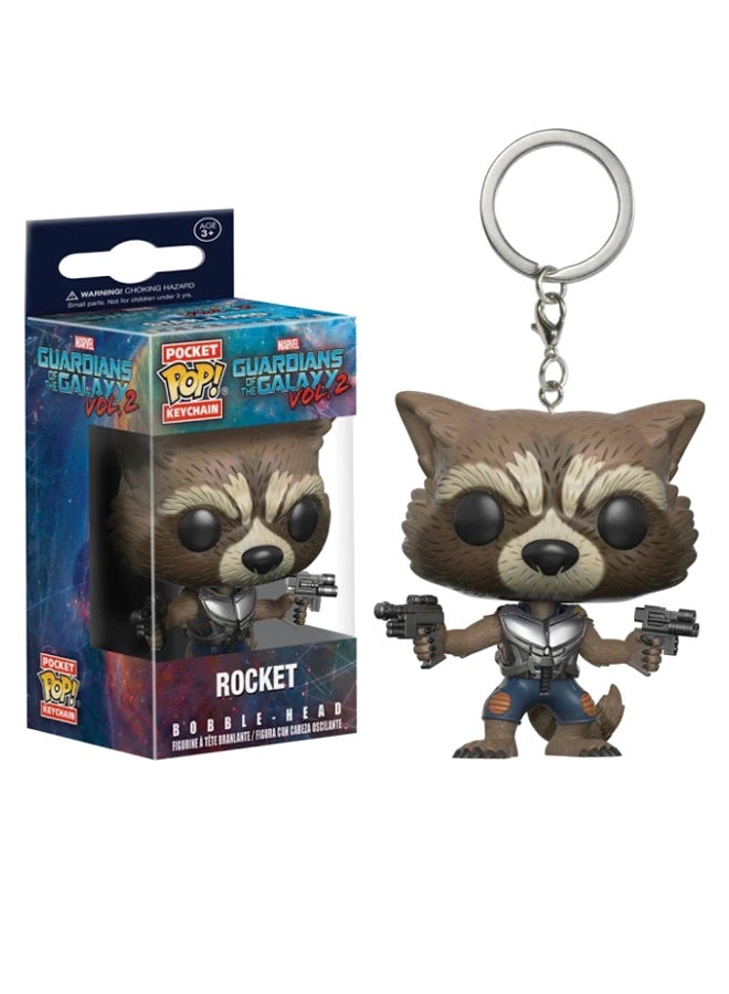 Marvel - Rocket Pop Keychain 1x1x1.5inch