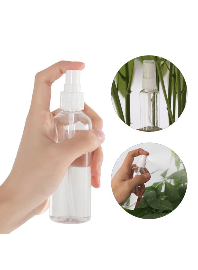 4-Piece Fine Mist Plastic Spray Bottle Clear 22 x 14 x 13cm - Image 3