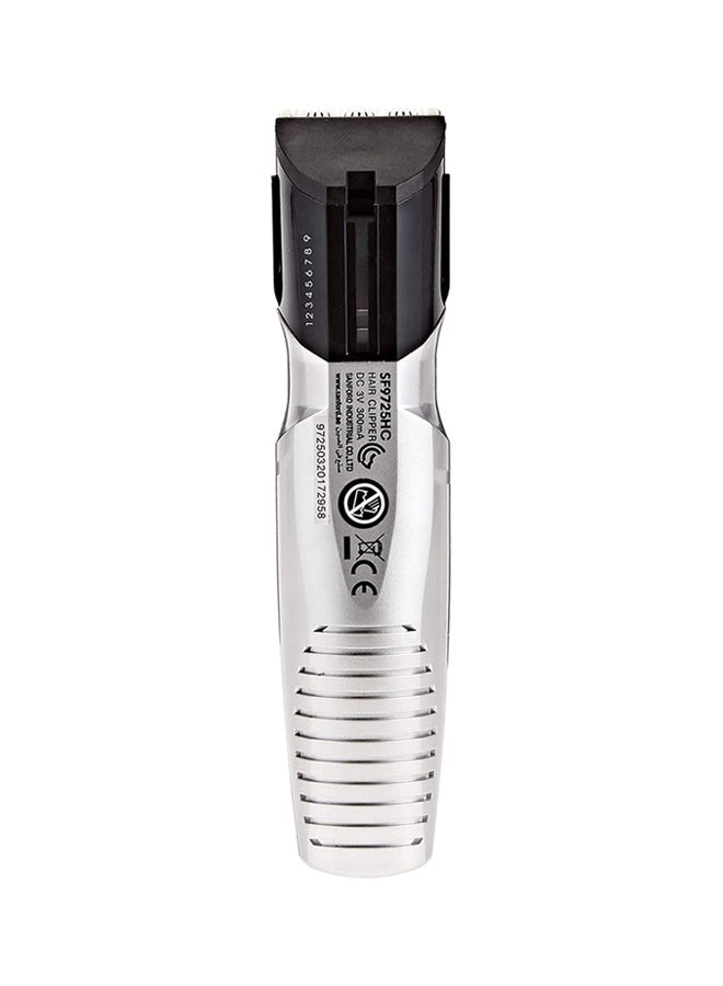 Sanford - 6-in-1 Rechargeable Hair Clipper Black/Silver - Image 1