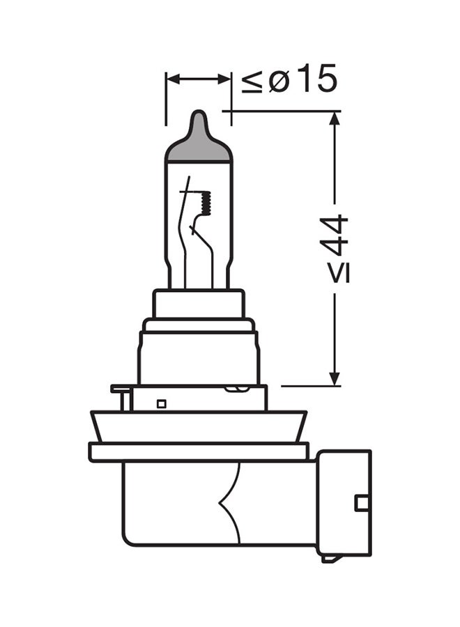 Osram - Auto Bulb 12V-19W H16 Halogen- Original - Image 1