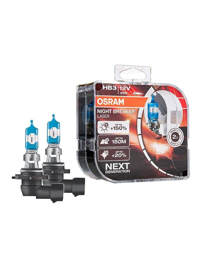 أوسرام مصباح نايت بريكر بضوء ليزر Hb3 - Image 1