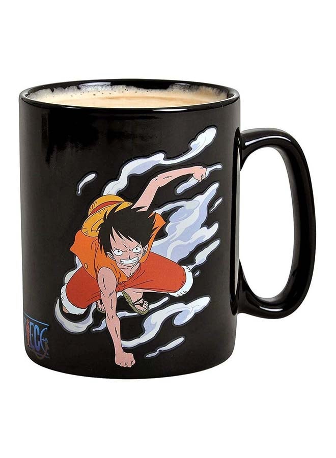 أبيستايل مج حراري بطبعة لوفي آند آيس من مسلسل "One Piece" متعدد الألوان 460ملليلتر 