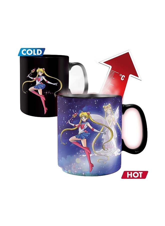 Sailor Moon Sailor And Chibi Heat Mug Multicolour 460ml