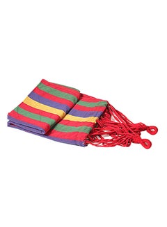 Generic Striped Garden Hammock Red 280 x 80mm  - Image 3