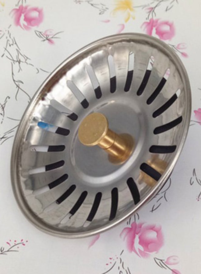 Pool Filter Sink Drainer Silver 8cm - Image 3