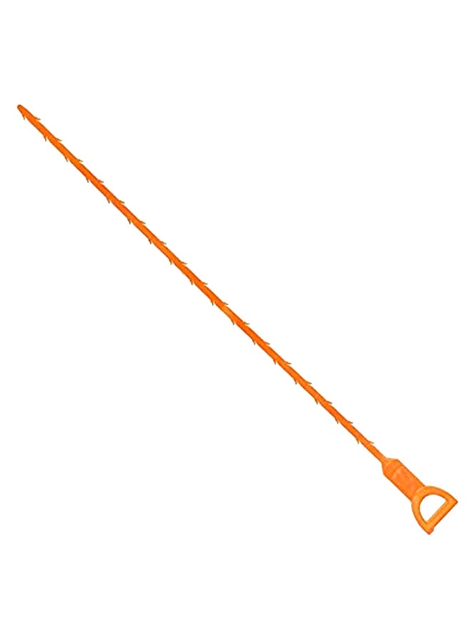 Hair Drain Clog Cleaning Tool Orange 19.6inch  - Image 1