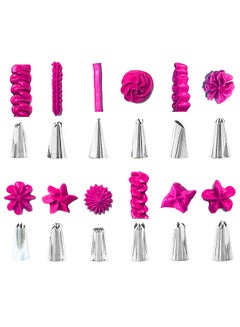 AMERTEER 84-Piece Cake Decorating Set Silver  - Image 3
