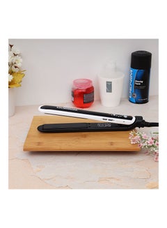 Olsenmark Hair Straightener With Ceramic Coated Plate Black/White  - Image 5