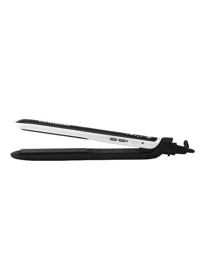 Olsenmark Hair Straightener With Ceramic Coated Plate Black/White  - Image 1