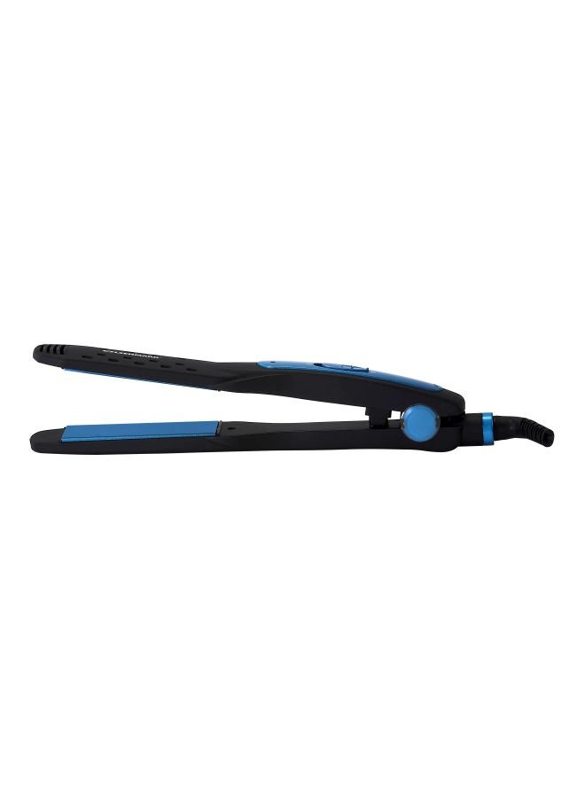 Olsenmark Hair Straightener With Ceramic Coated Plate Black/Blue 400grams - Image 4