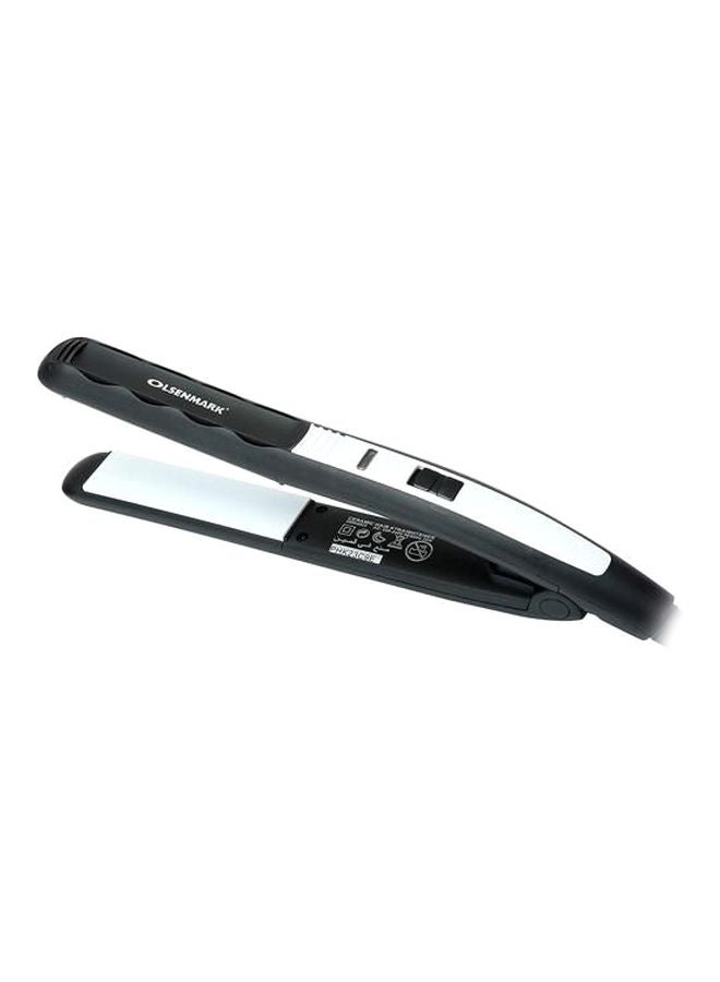 Olsenmark Ceramic Hair Straightener Black/White 400grams  - Image 1