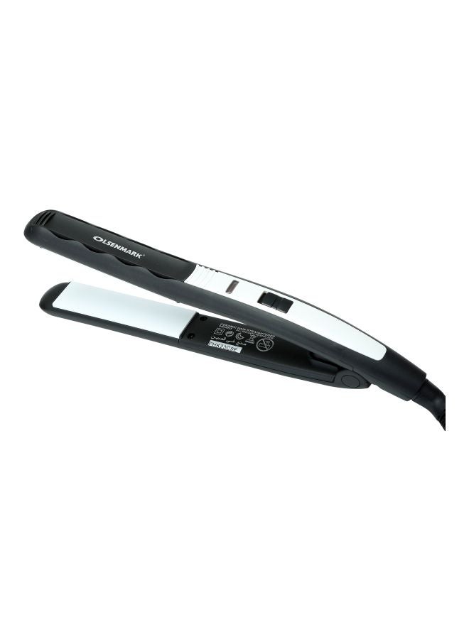 Olsenmark Ceramic Hair Straightener Black/White 400grams  - Image 4