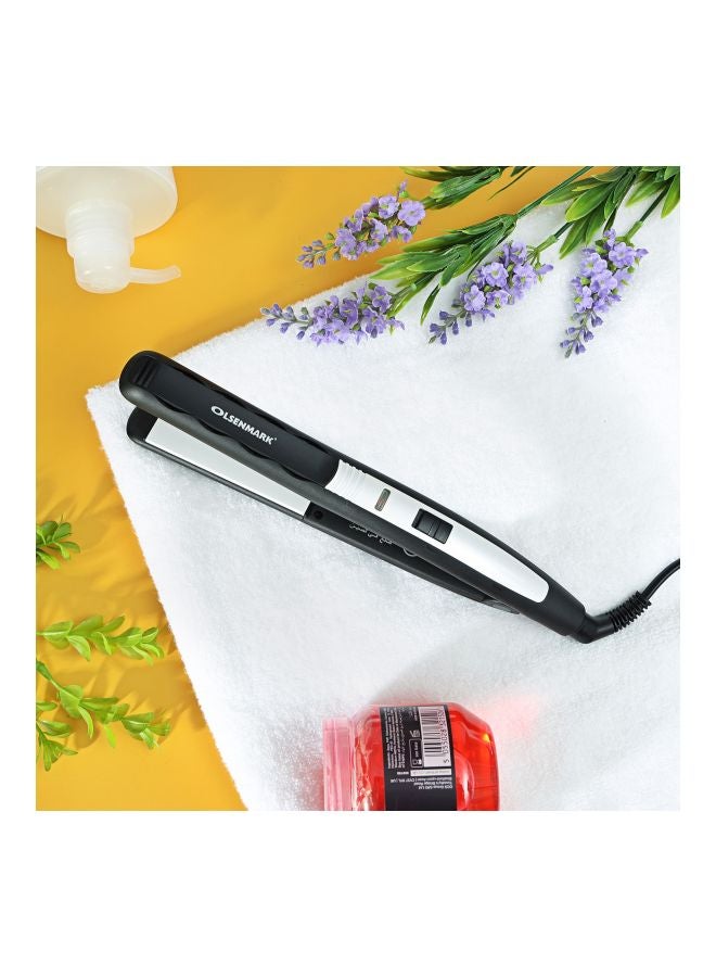 Olsenmark Ceramic Hair Straightener Black/White 400grams  - Image 5