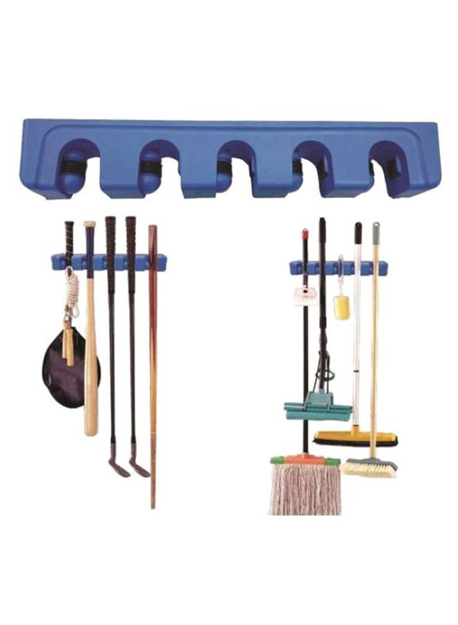 دي اي تي حامل لأدوات الطبخ والأدوات المنزلية يُثبت على الحائط لون أزرق 25سم - Image 2