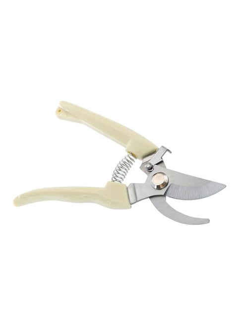 2-Piece Fruit Tree Pruning Shear Set Beige/Silver