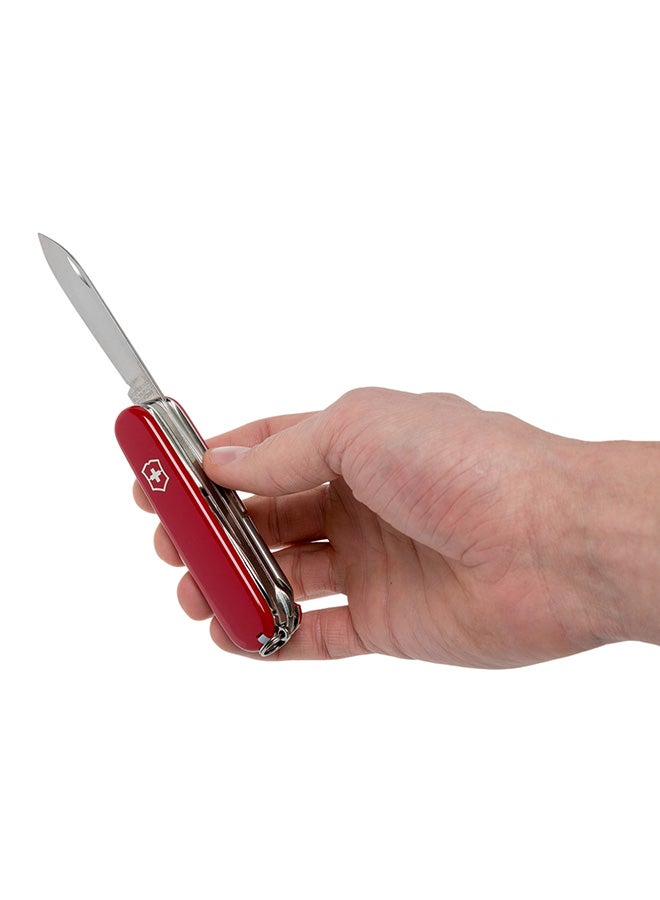 Victorinox Swiss Army Knife And Deluxe Tinker Knife Red/Silver 4inch - Image 3