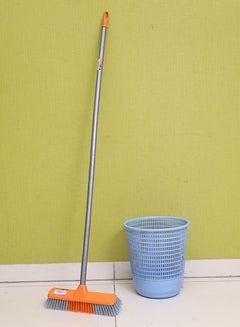 DELCASA Broom With Wooden Handle Orange/Silver  - Image 3