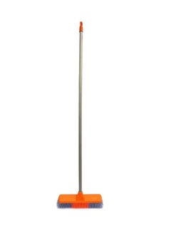 DELCASA Broom With Wooden Handle Orange/Silver  - Image 1