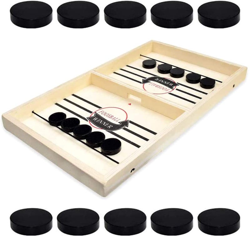 لعبة لوح هوكي الجليد 2 في 1 مع أحجار - Image 1