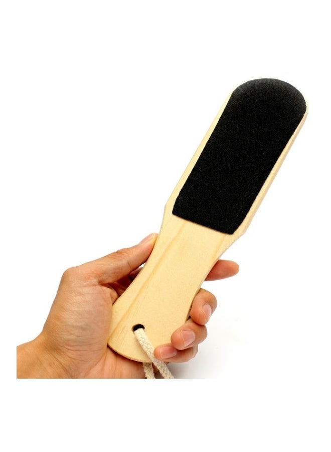 Generic - Wooden Foot File Beige/Black 12inch - Image 1