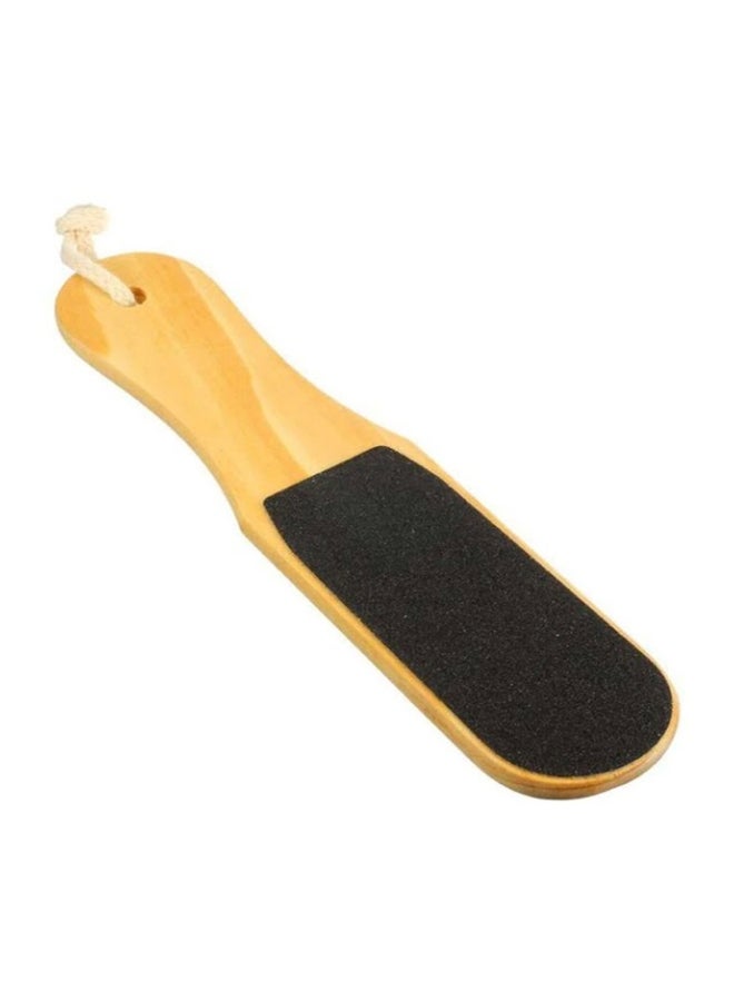 Generic - Wooden Foot File Yellow/Black 12inch - Image 1